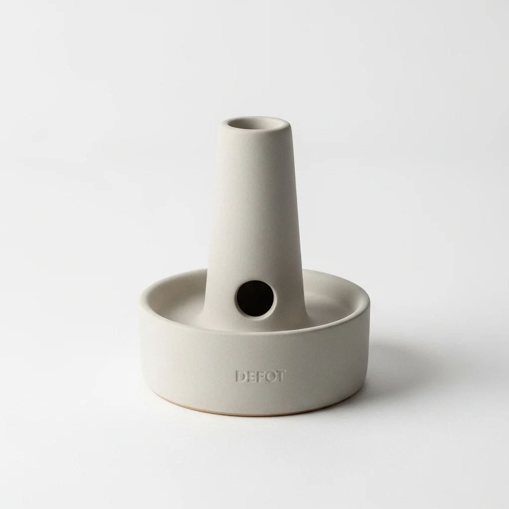 Depot ceramic candle holder image 2