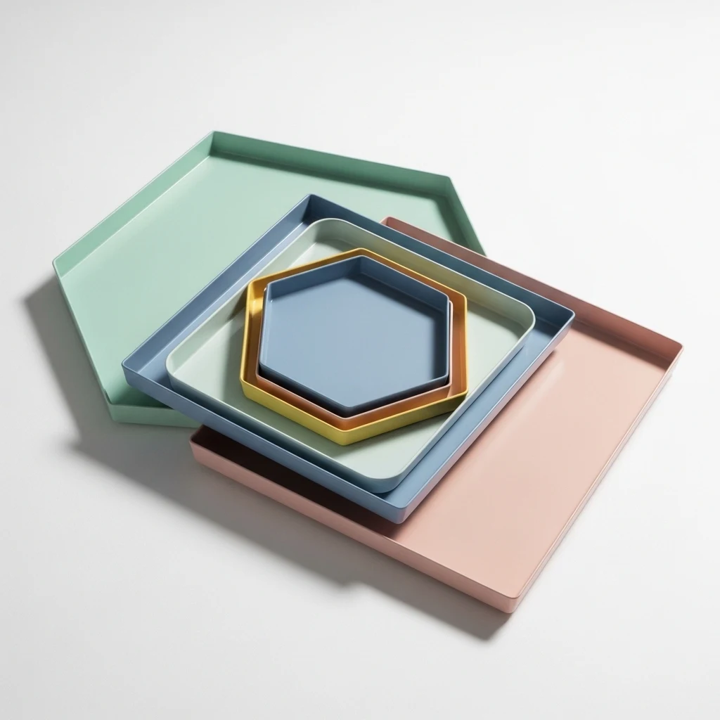 Hay Kaleido tray set