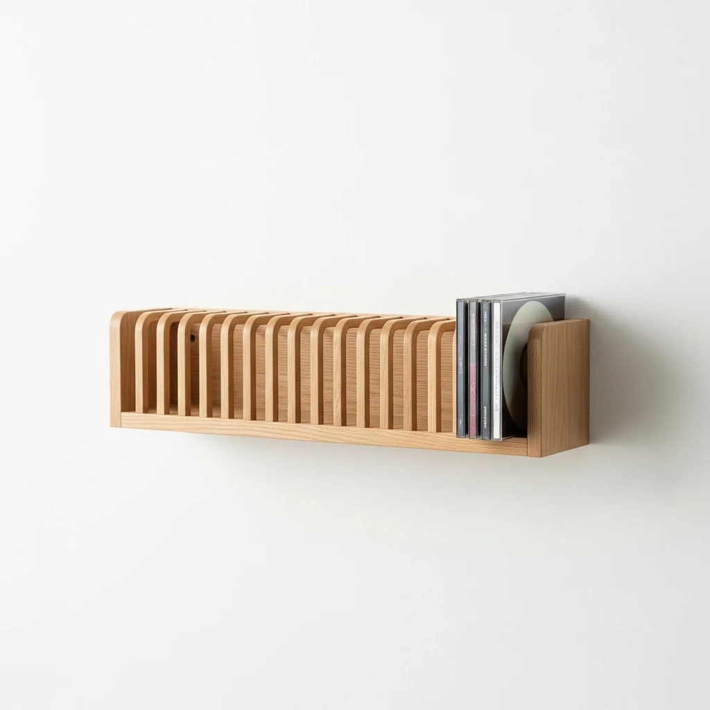 Muji wall mounted CD rack image 2