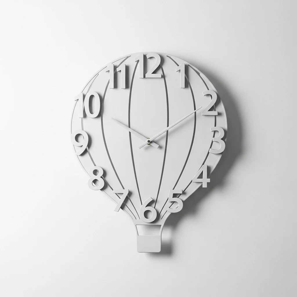 Present Time Ballon wall clock