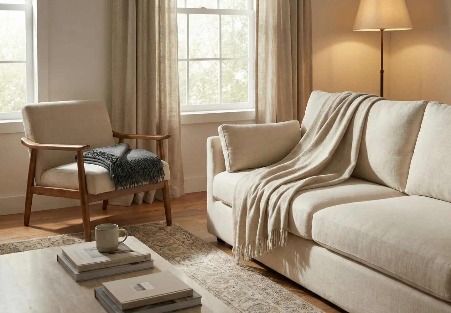 Westwing linen throw blanket